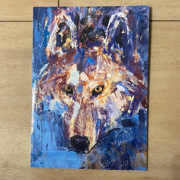 Other - 🎨Artist Print -Oil Painting Blank Greeting Card Wolves Wolf- Hannah Shook